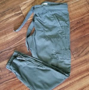 Loft Cargo Pants Petite size 4